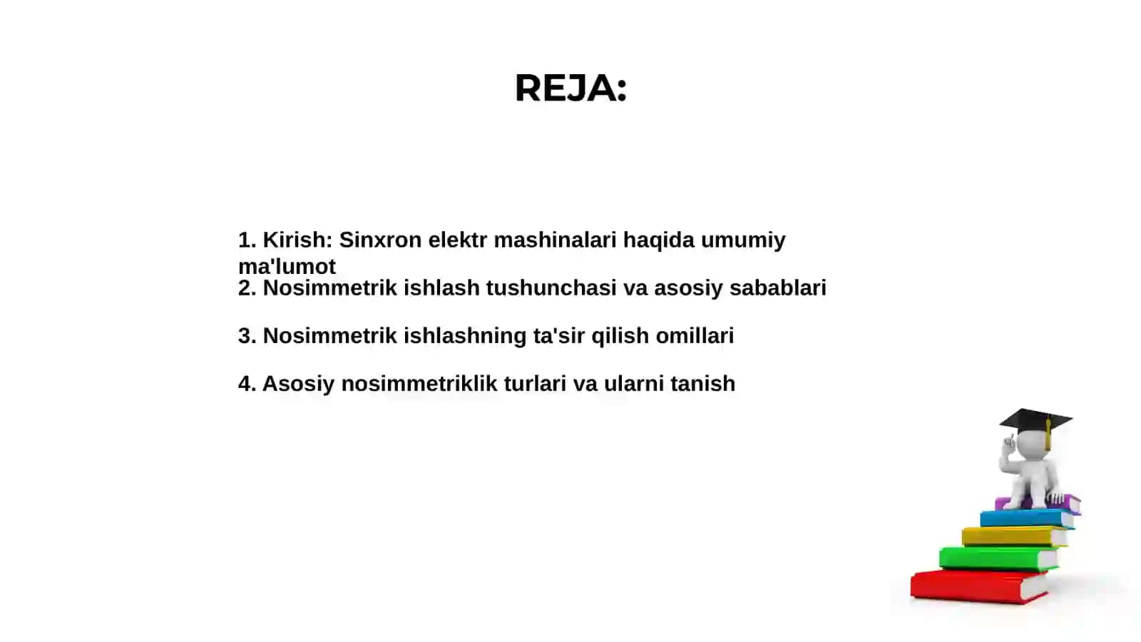 Sinxron elektr mashinalarning nosimmetrik ishlashi 2