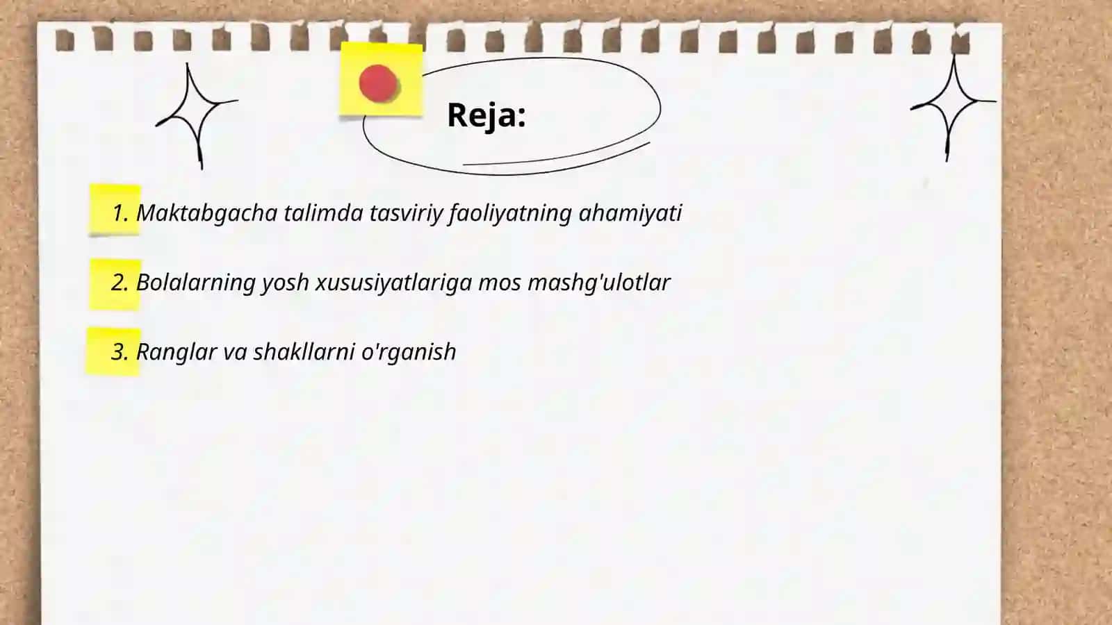 Maktabgacha talimda tasviriy faoliyat mashğulotini loyihalashtirish 2