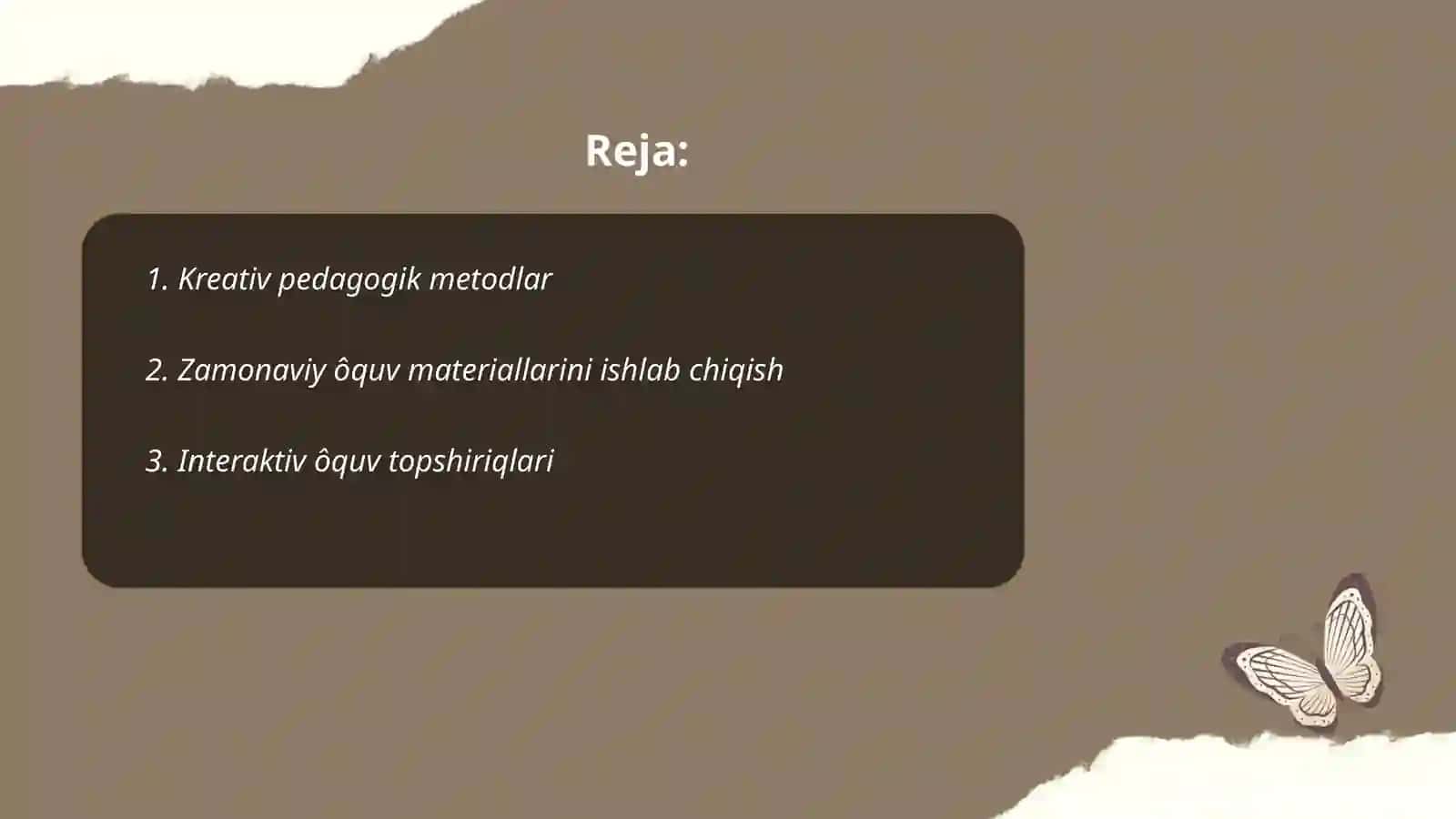 Kreativ pedagogik metodlar 2