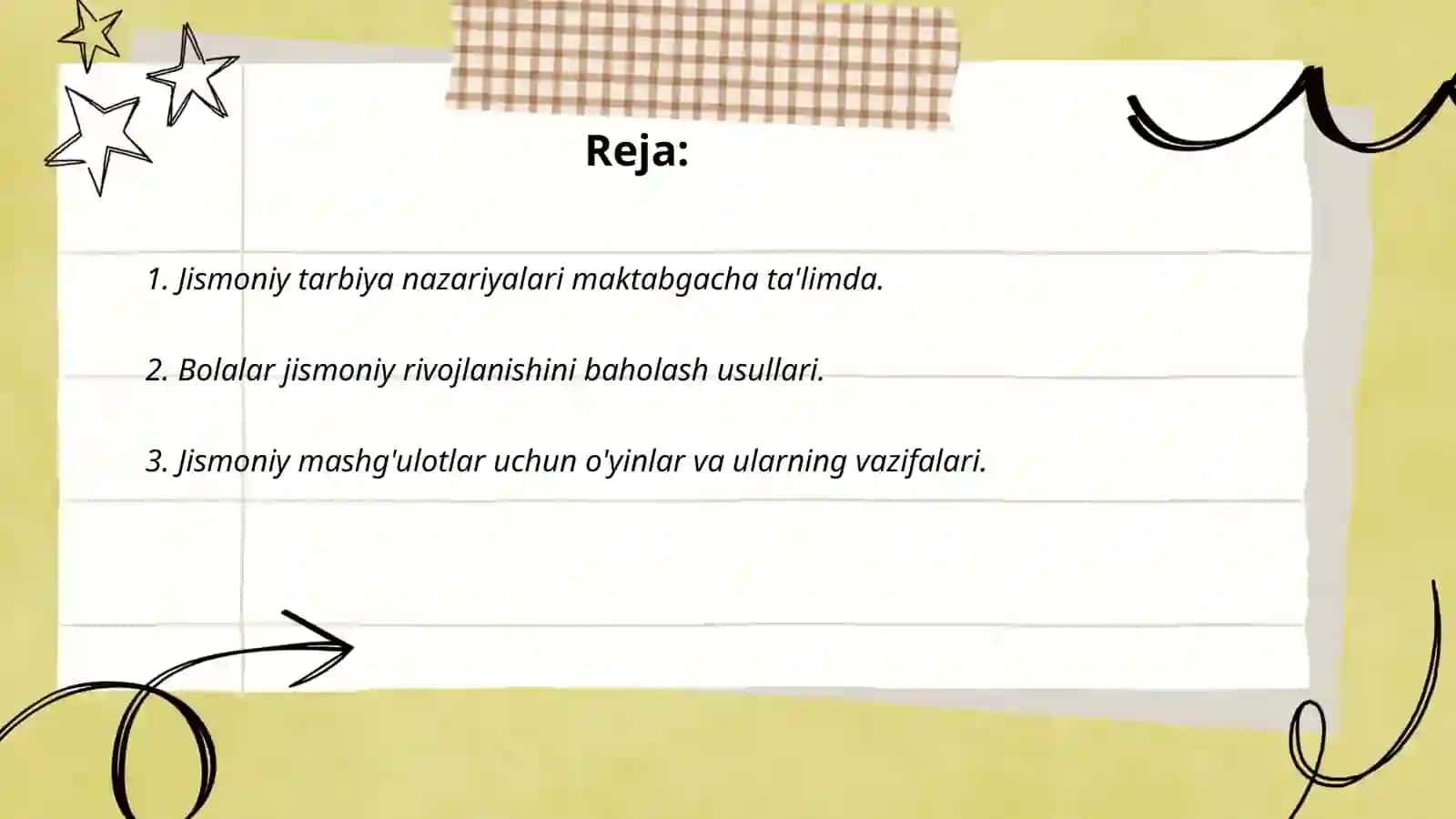 Jismoniy tarbiya nazariyalari 2