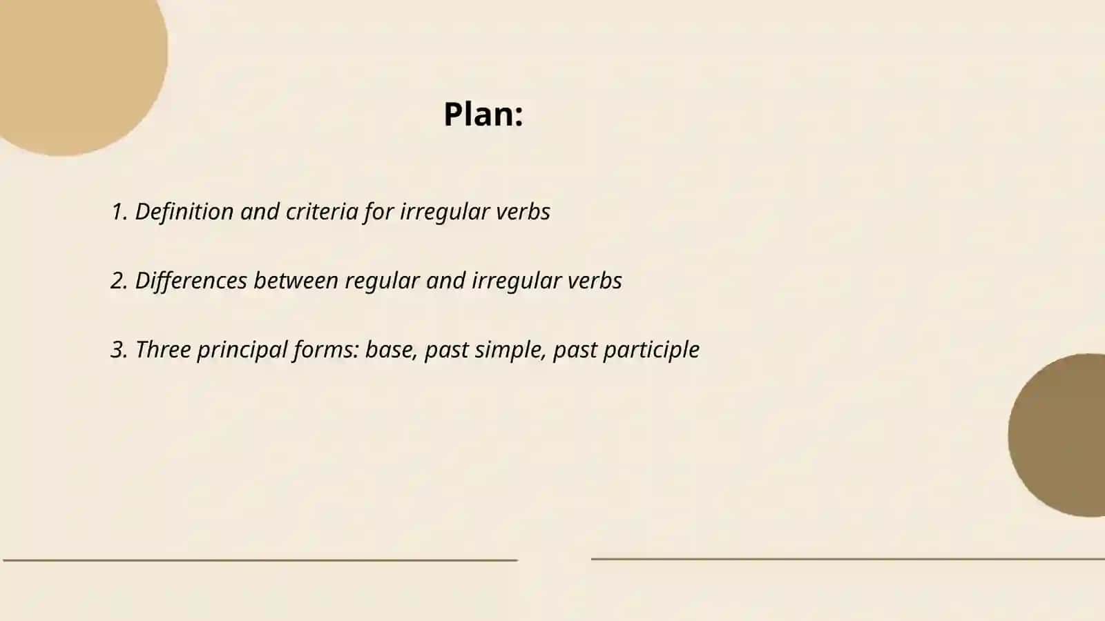 Irregular verbs 2