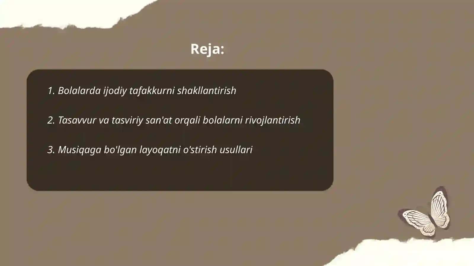 Bolada badiiy-ijodiy qobiliyatlarini rivojlantirish 2