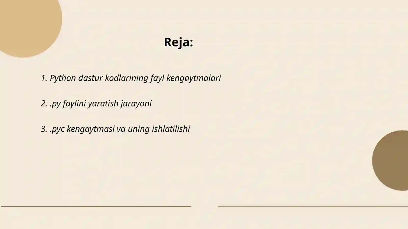 Python dastur kodlarining fayl kengaytmalari 2