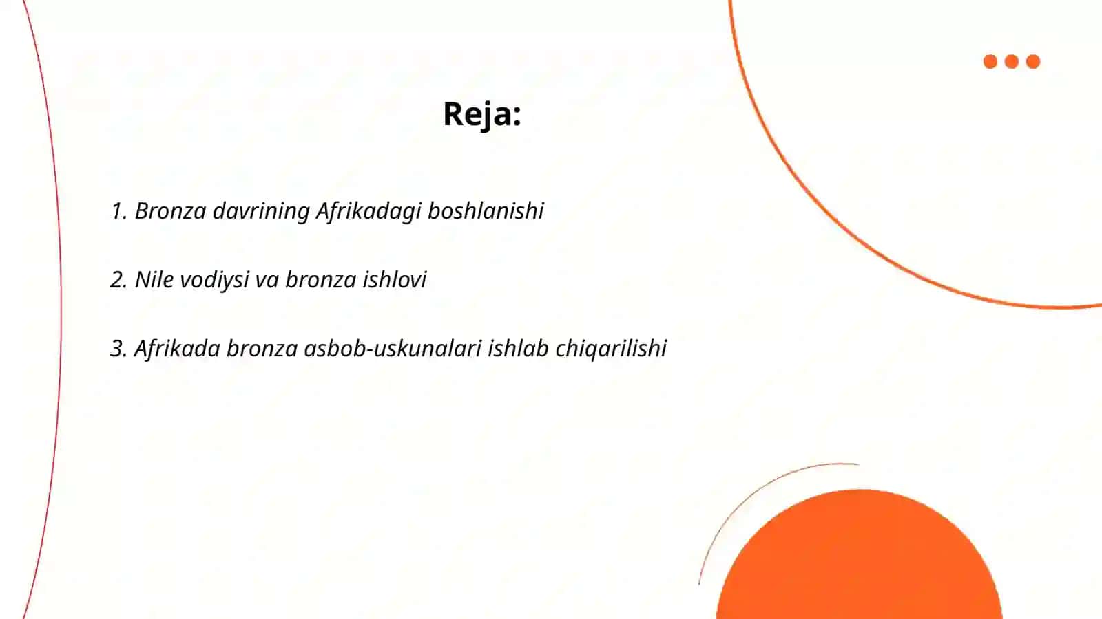 Afrika xalqlari bronza davrida 2