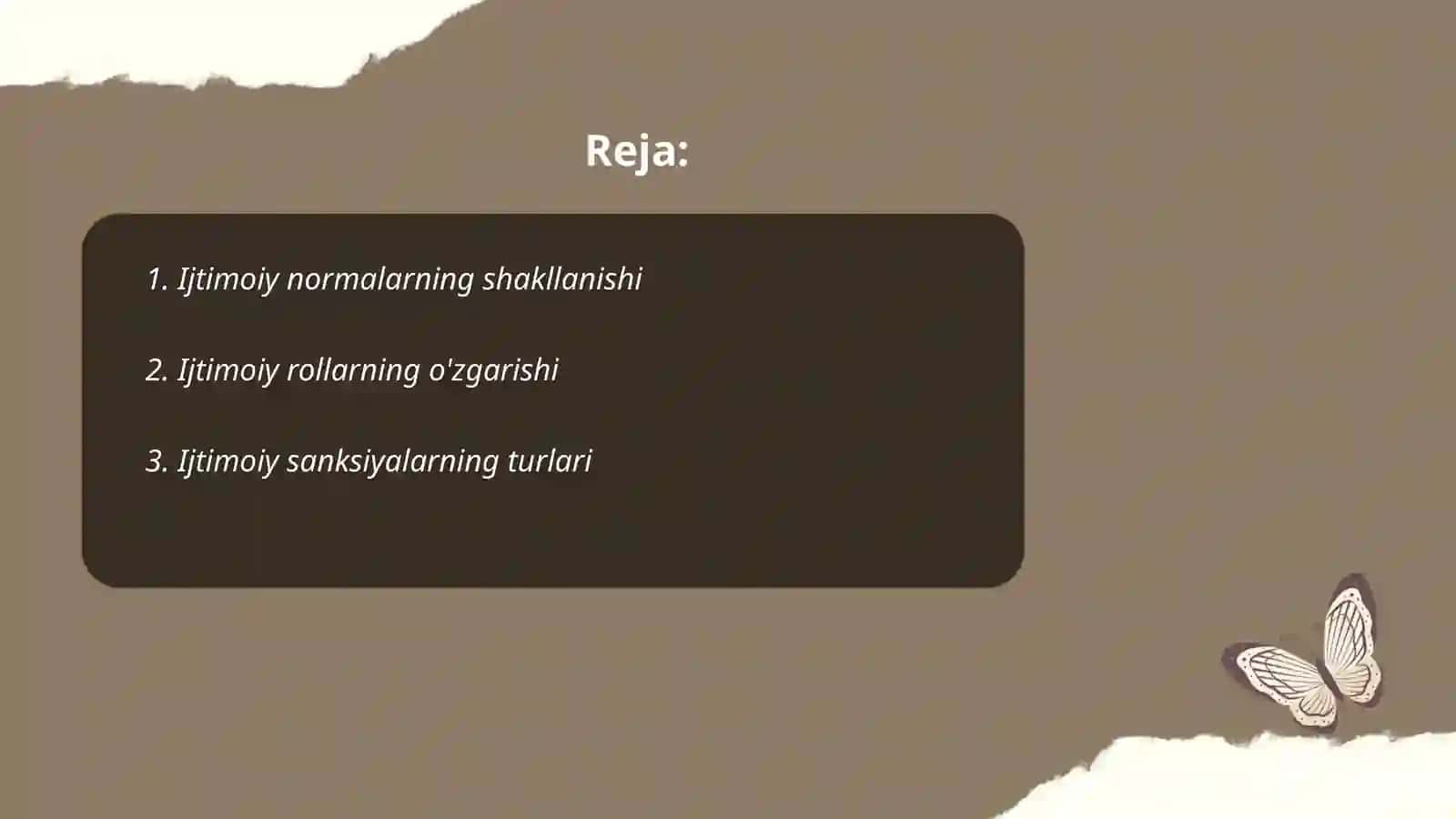 Ijtimoiy normalar va rollar 2