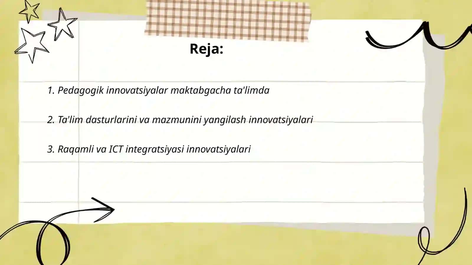 Maktabgacha ta'lim tashkilotlarida innovatsiyalar turlari 2