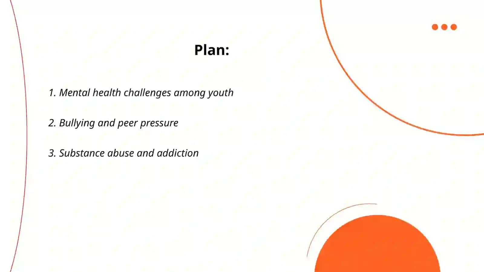 Youth problems 2