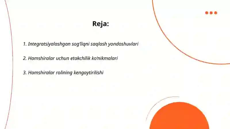 Jamoada hamshiraning universal progressiv modeli tushunchasi 2