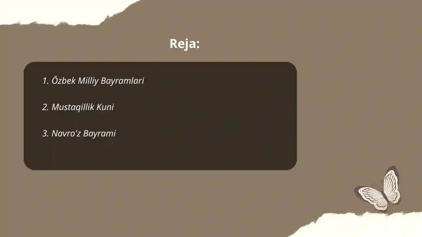 Ŏzbel bayramlari 2