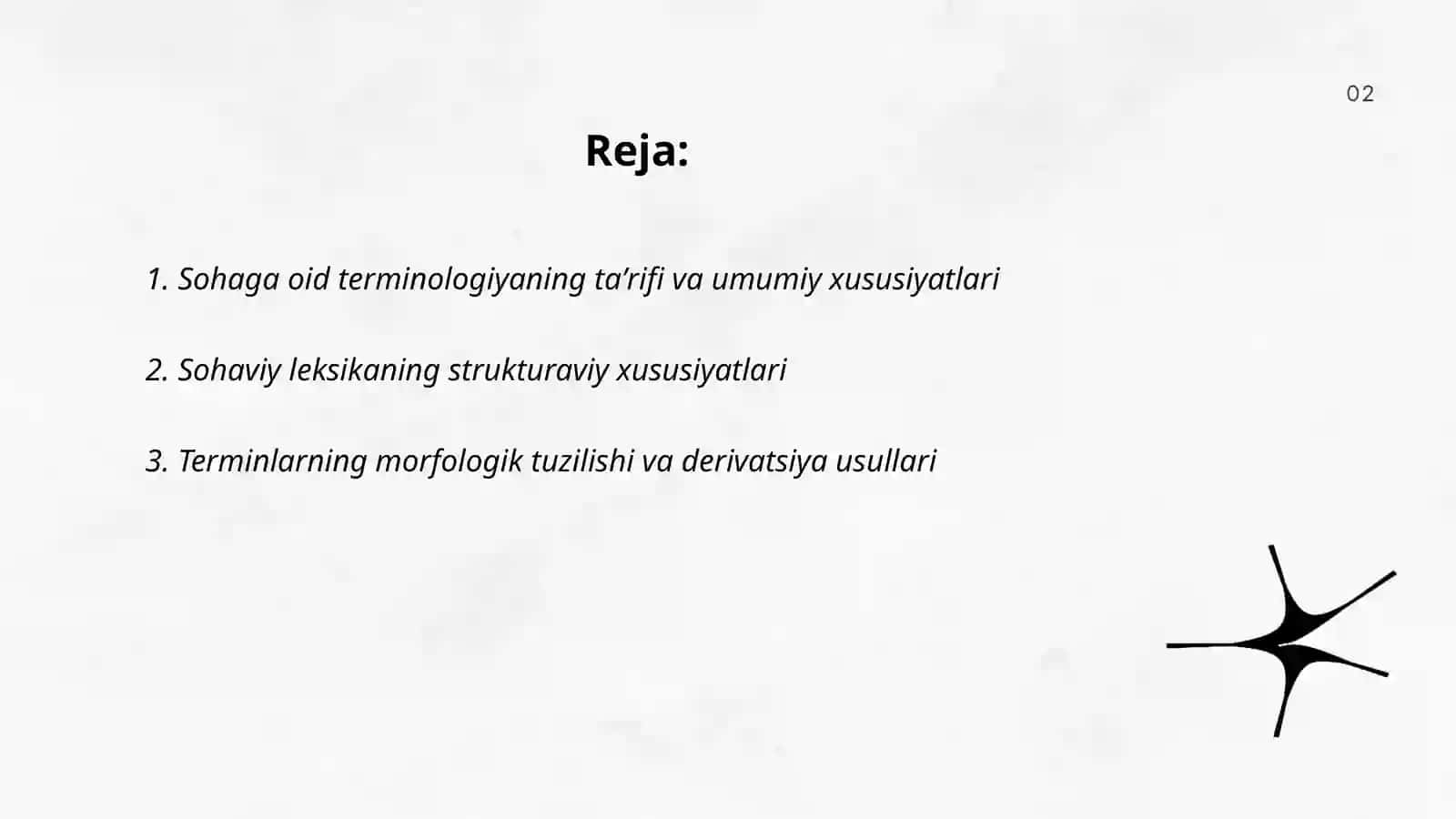 Sohaga oid terminologiya 2