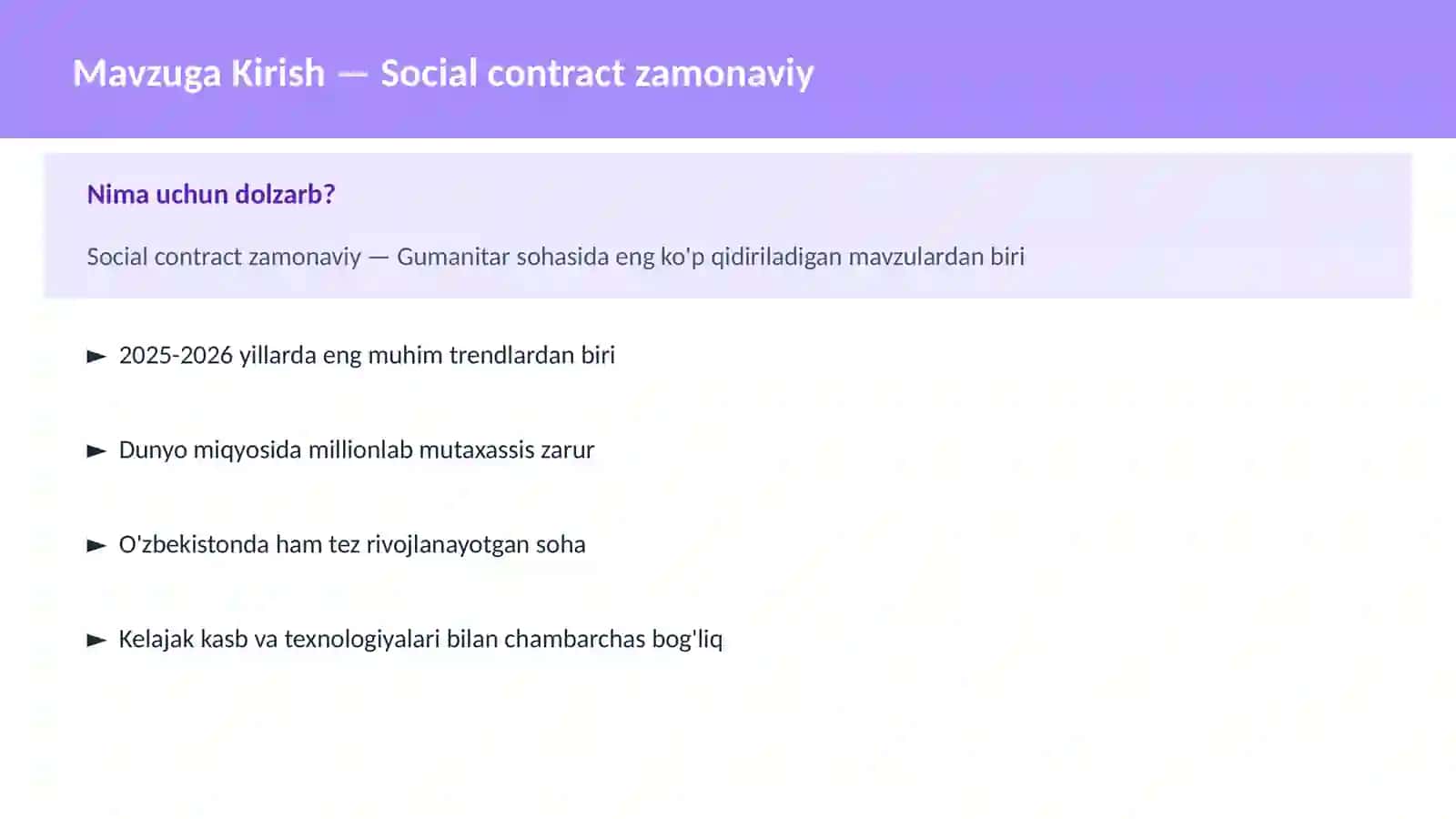 Social contract zamonaviy 2