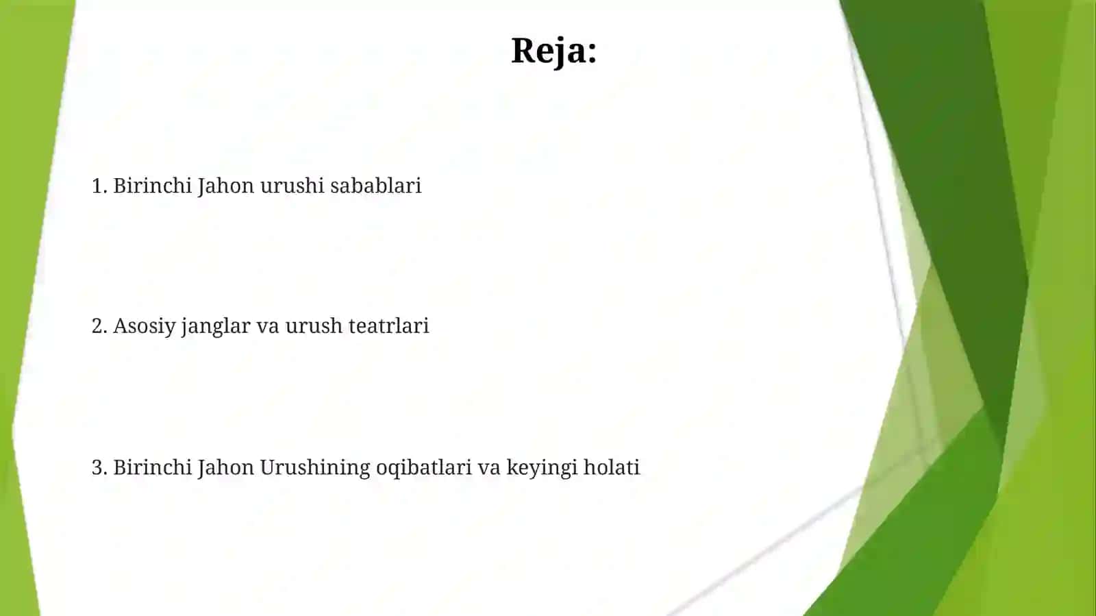Birinchi Jahon urushi 2