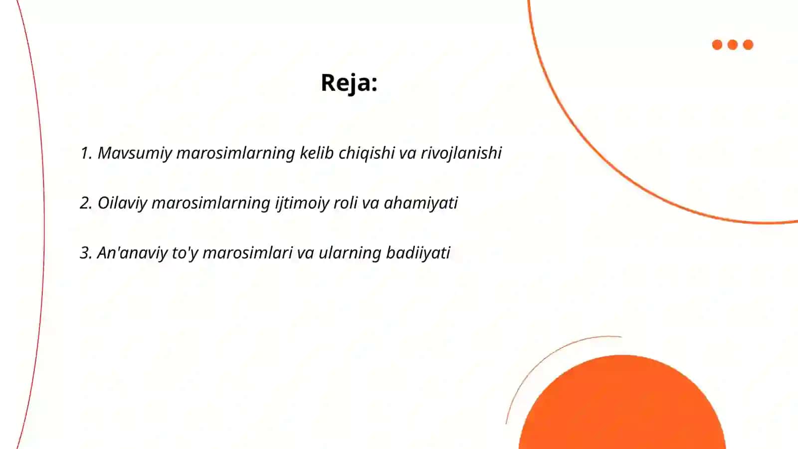 Mavsumiy va oilaviy marosim folklori namunalari va ularning badiiyati 2