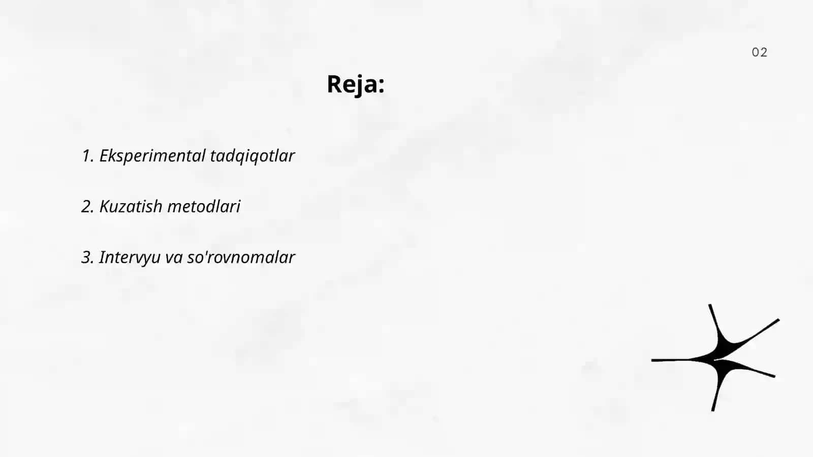 Psixologiyaning ilmiy tadqiqot metodlari 2