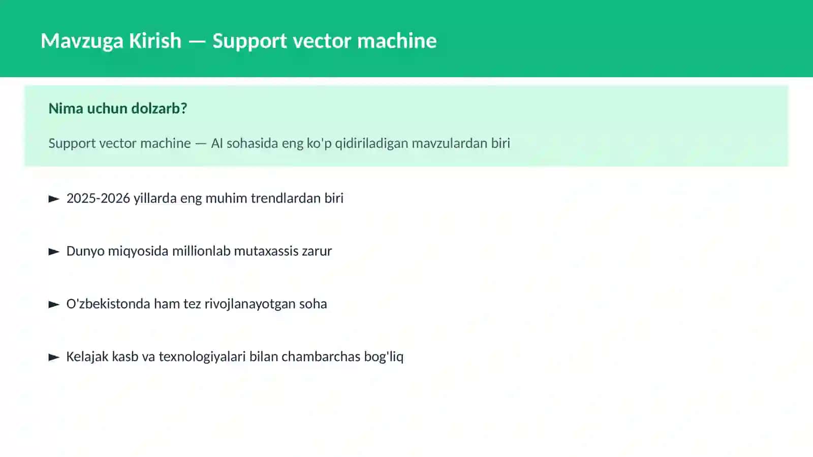 Support vector machine 2