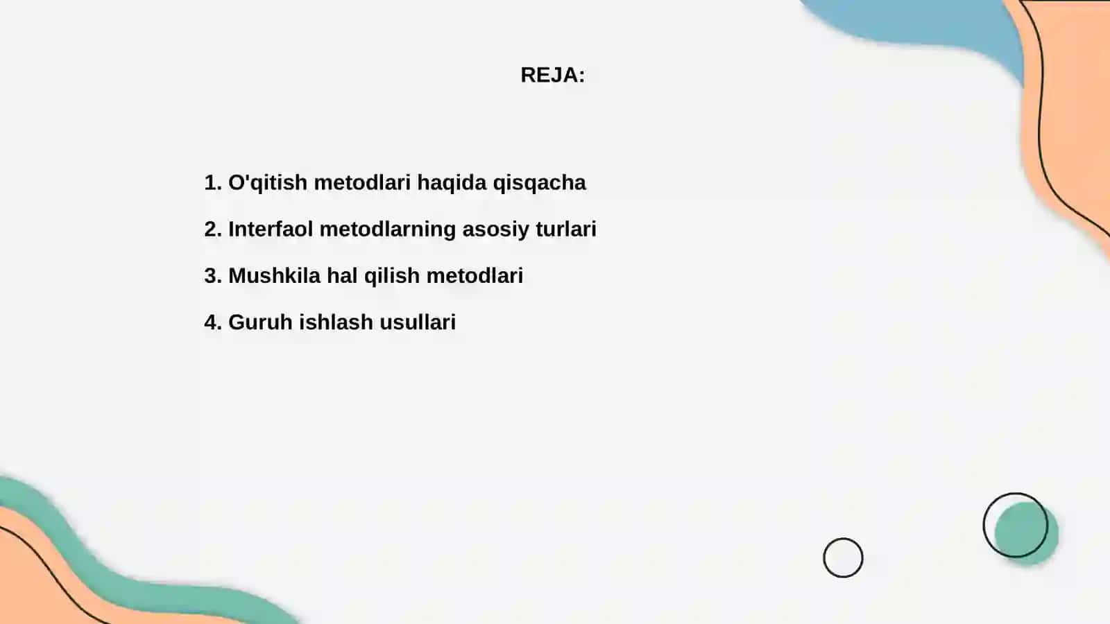Interfaol metodlar 2