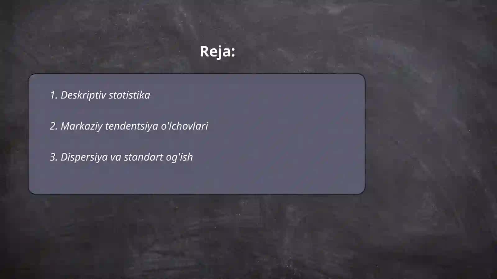 Deskriptiv statistika 2