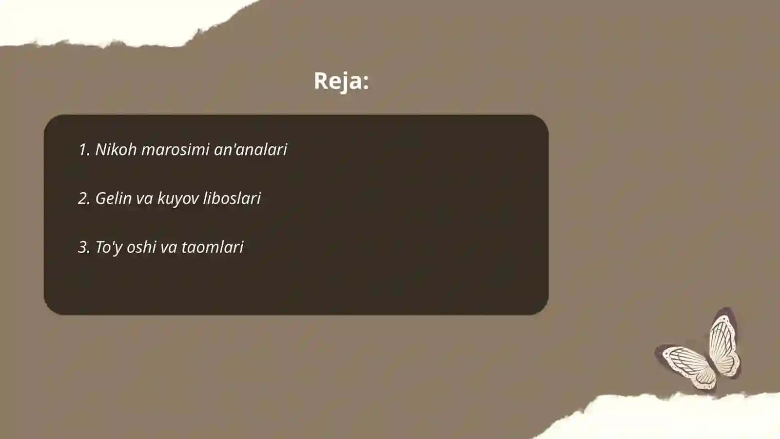 O'zbek millatidagi nikoh to'yi 2