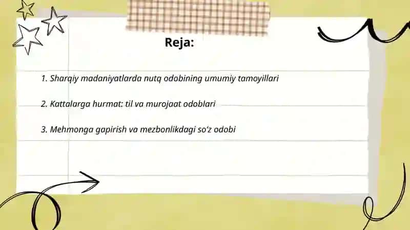 Sharq nutq odobi haqida 2