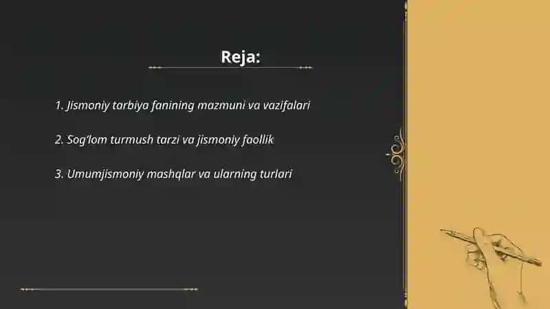 Jismoniy va estetik tarbiya 2