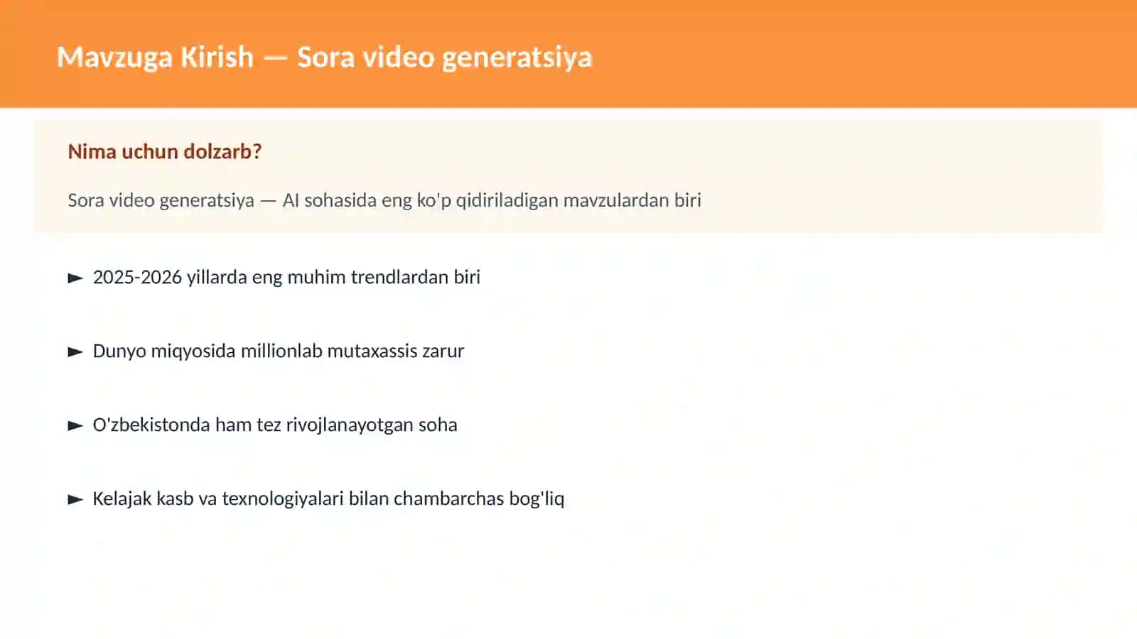Sora video generatsiya 2