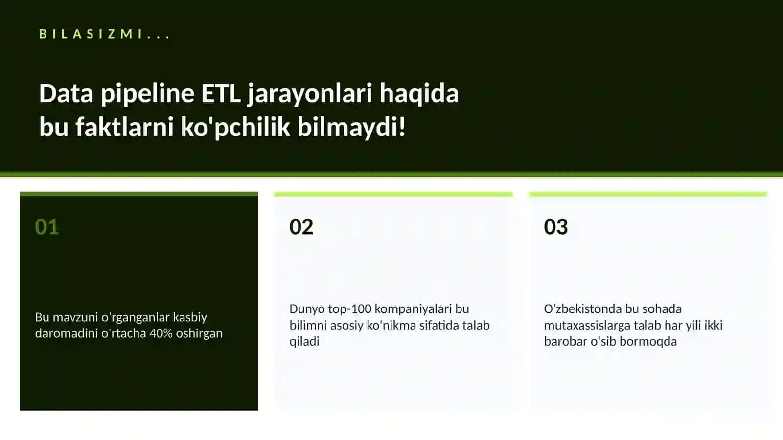 Data pipeline ETL jarayonlari 2