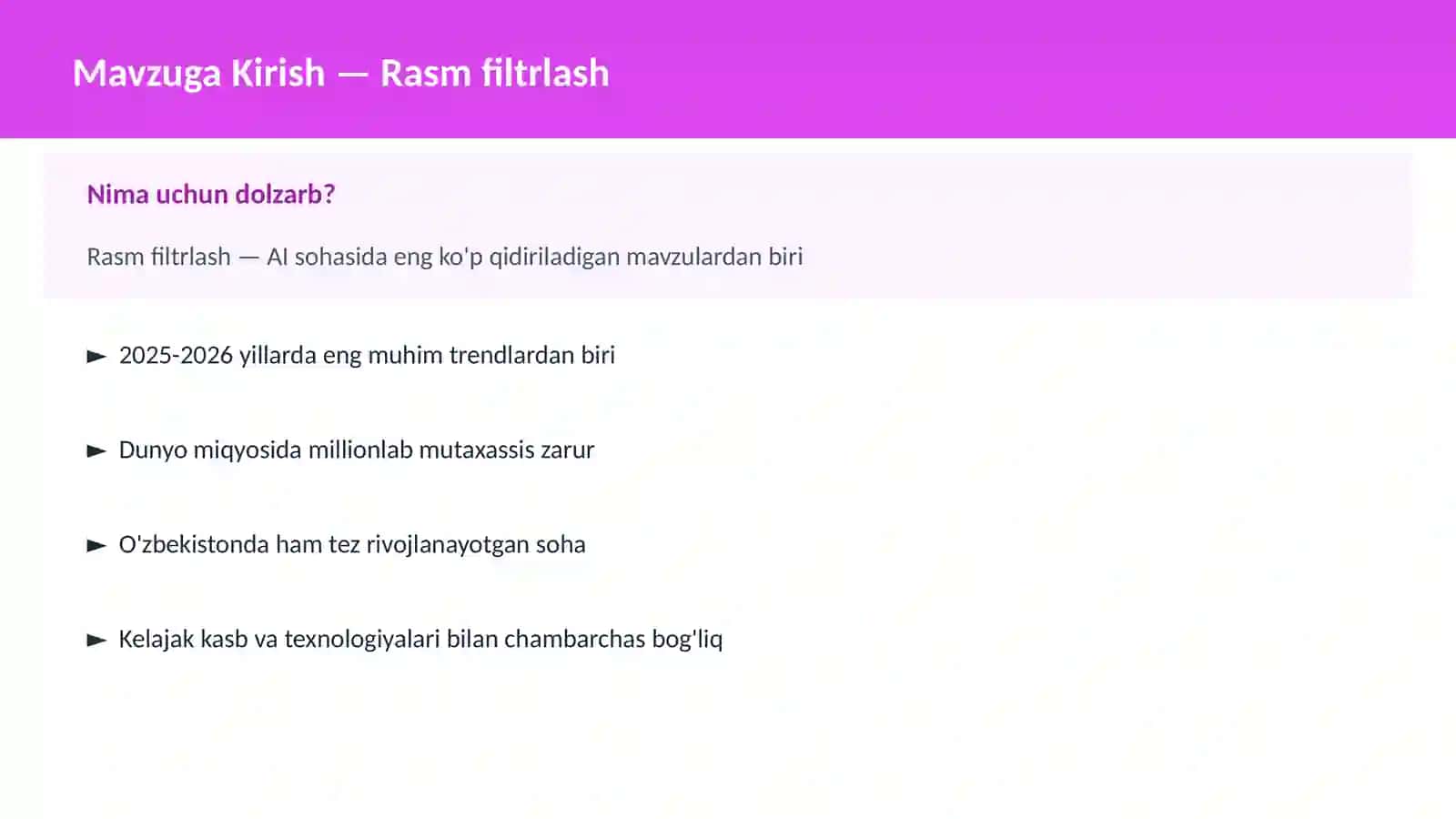 Rasm filtrlash 2