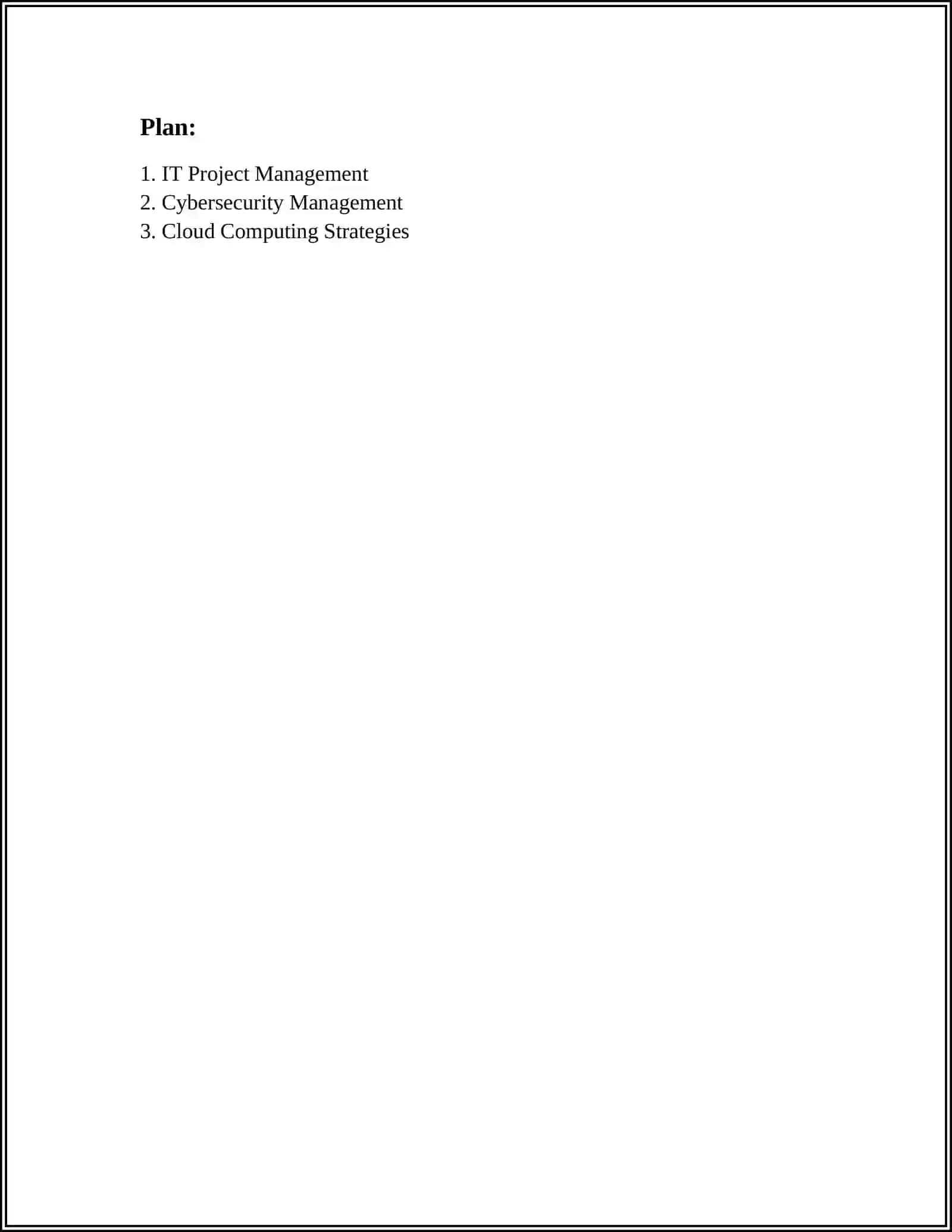 IT Project Management 2