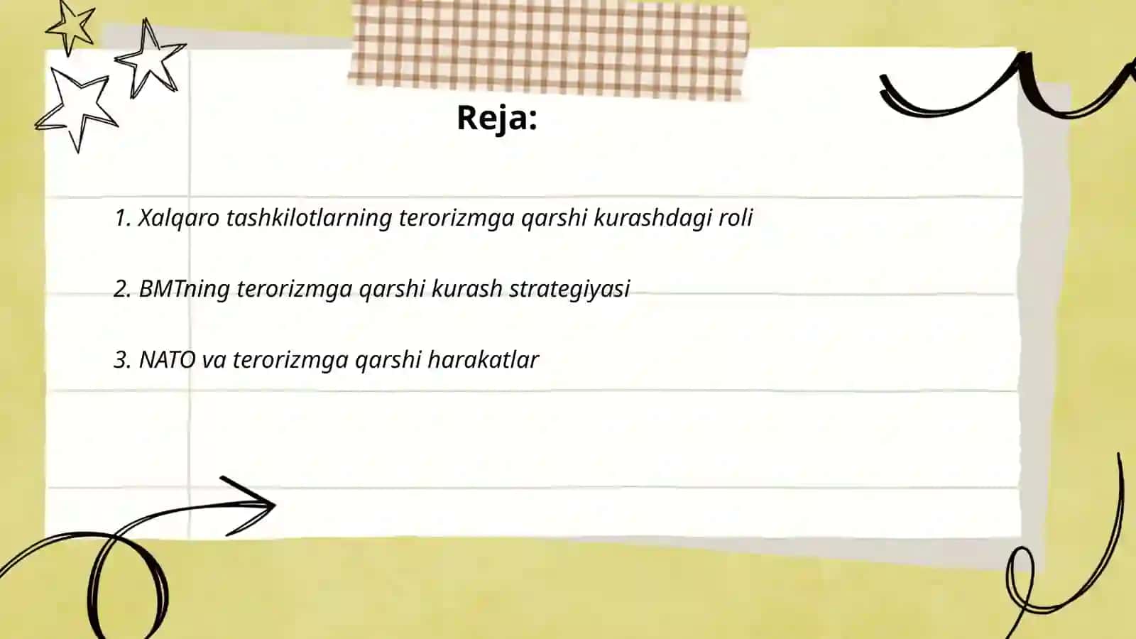 Xalqaro tashkilotlarning terorizmga qarshi kurashining ahamiyati 2