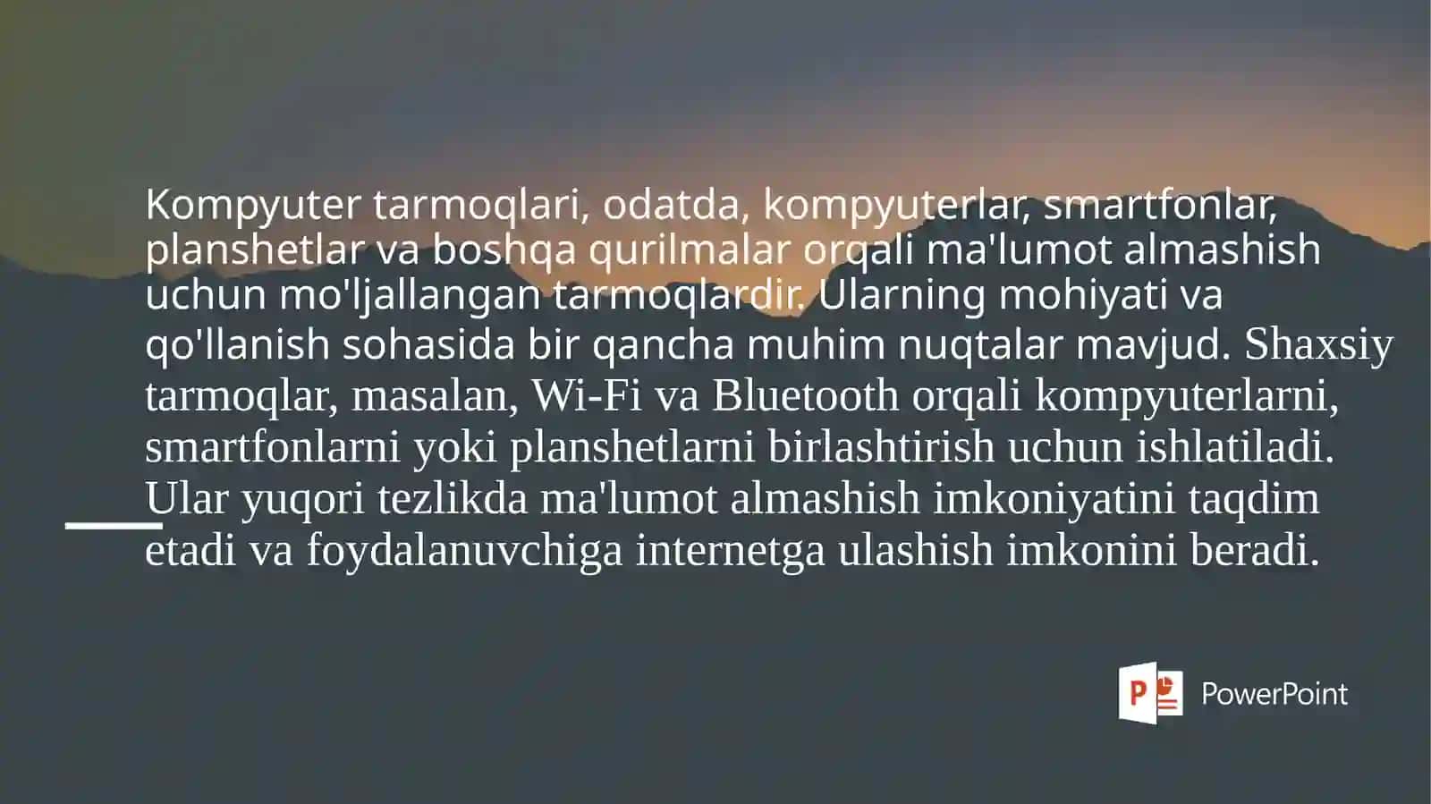 kompyuter tarmoqlari 2