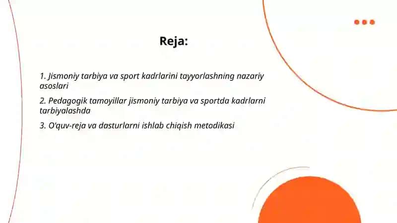 Jismoniy tarbiya va sport sohasida kadrlar tayyorlash va tarbiyalash tamoyillari va usullari 2