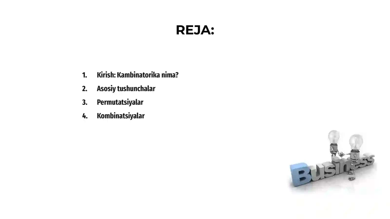 Kambinatorika elementlari 2