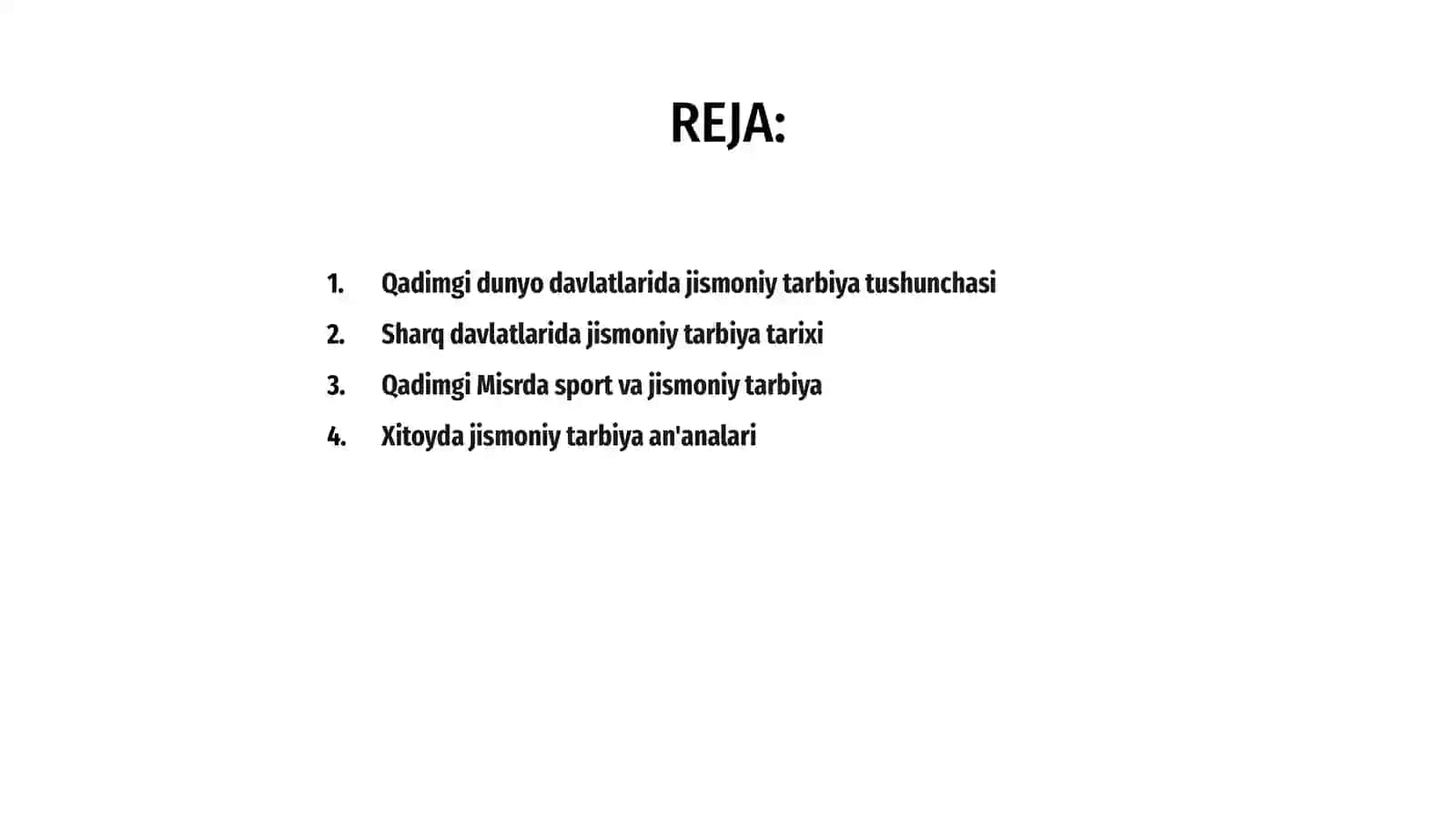 Qadimgi dunyo davlatlarida va sharq davlatlarida jismoniy tarbiya 2