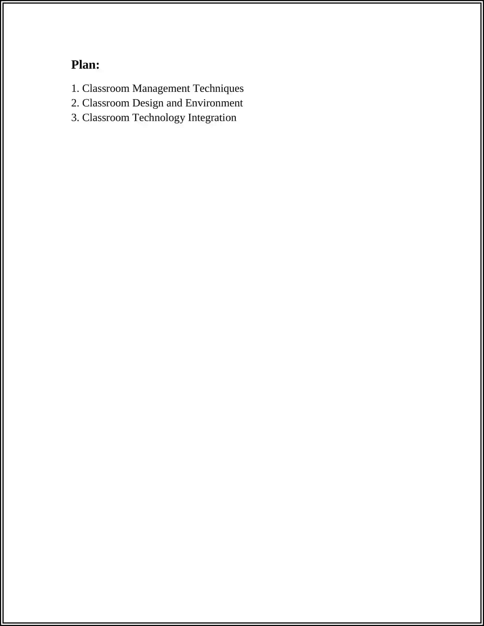 Classroom Management Techniques 2