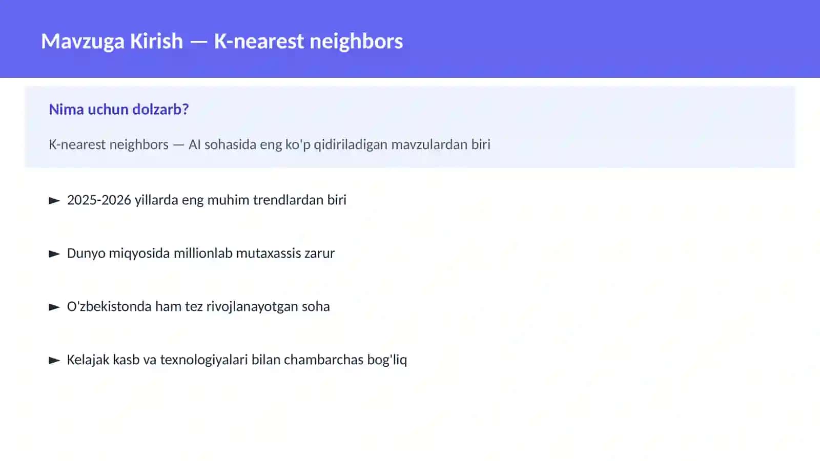 Machine Learning Asoslari 2