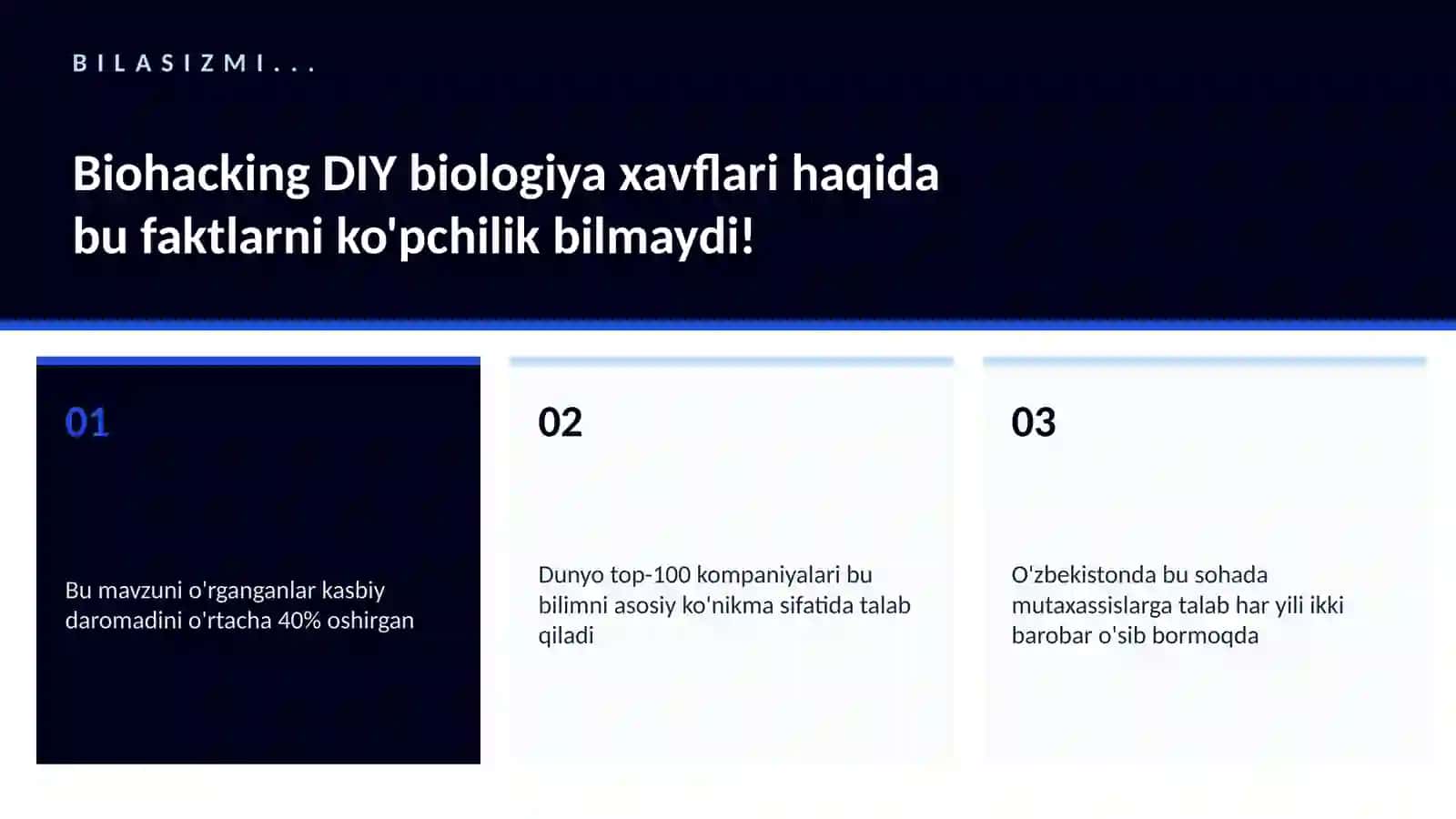 BIOTEXNOLOGIYA VA GENOMIKA 2