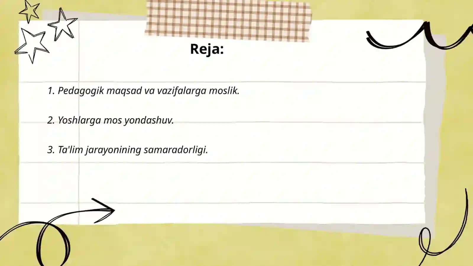 Boshlang'ich ta'limda tarbiya metodlarini tanlash tamoyillari 2