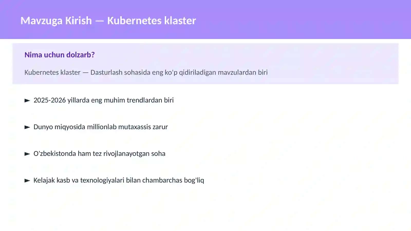 Kubernetes klaster 2