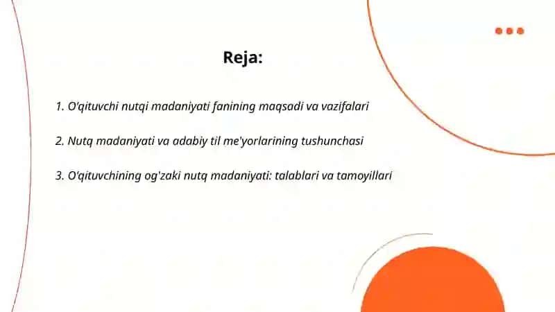 Nutq madaniyati va adabiy til meʼyorlari 2