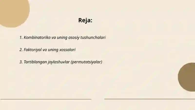 Kombinatorika elementlari 2