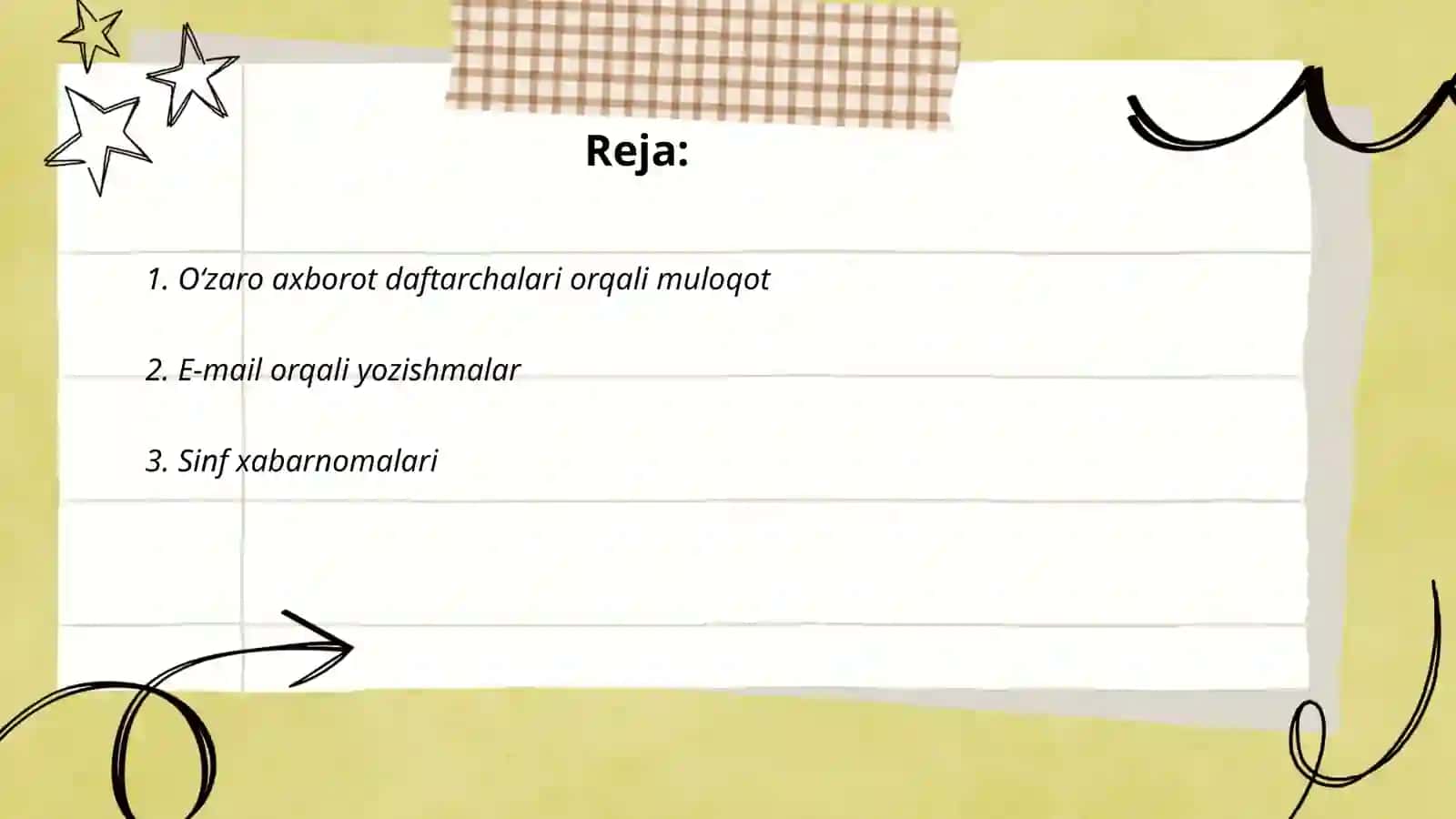 Boshlangʻich sinf oʻqituvchisining ota onalar bilan muloqot shakillari 2