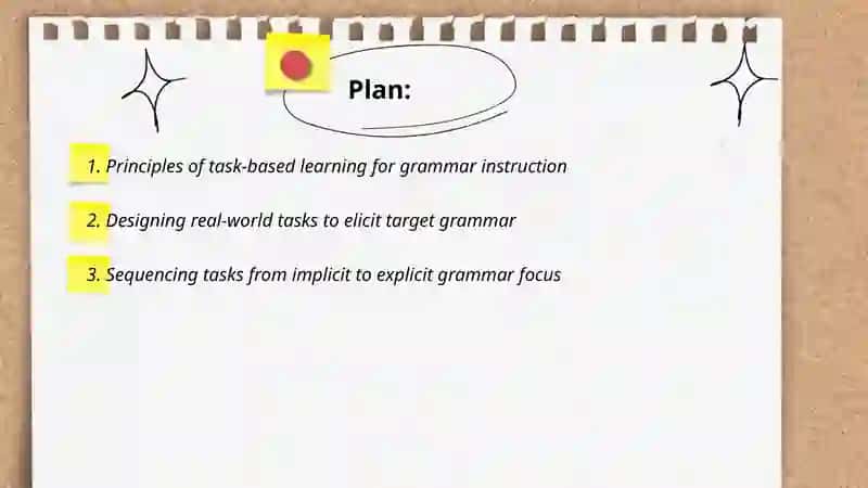 Designing grammar activities using task-based learning principles 2