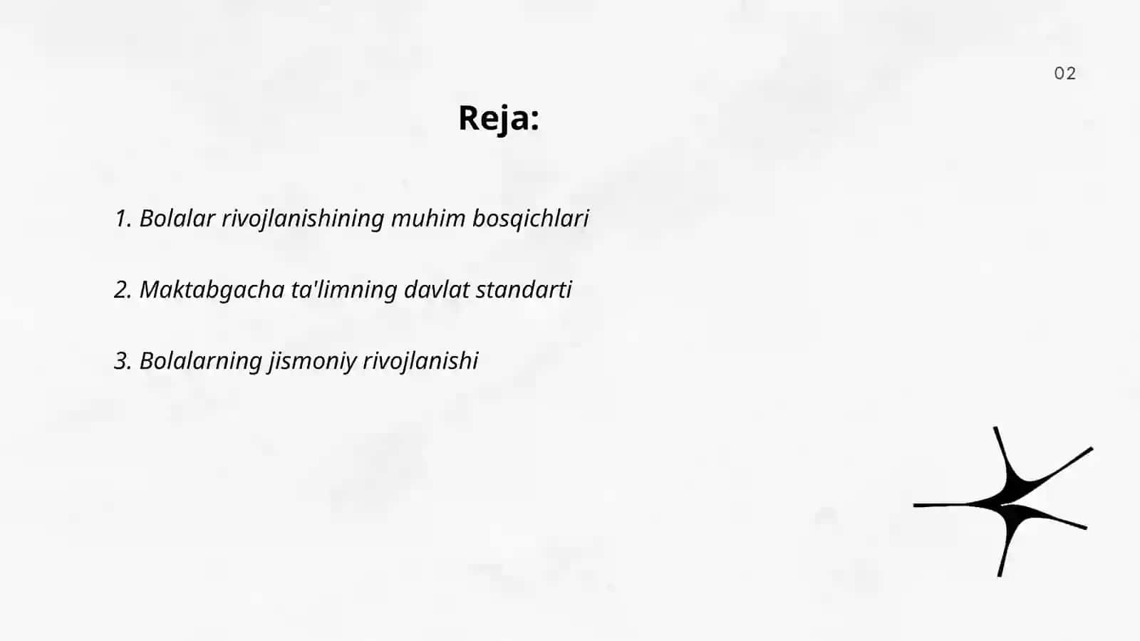 Oʻzbekiston Respublikasining ilk va maktabgacha yoshdagi bolalar rivojlanishiga qoʻyiladigan davlat talablari 2