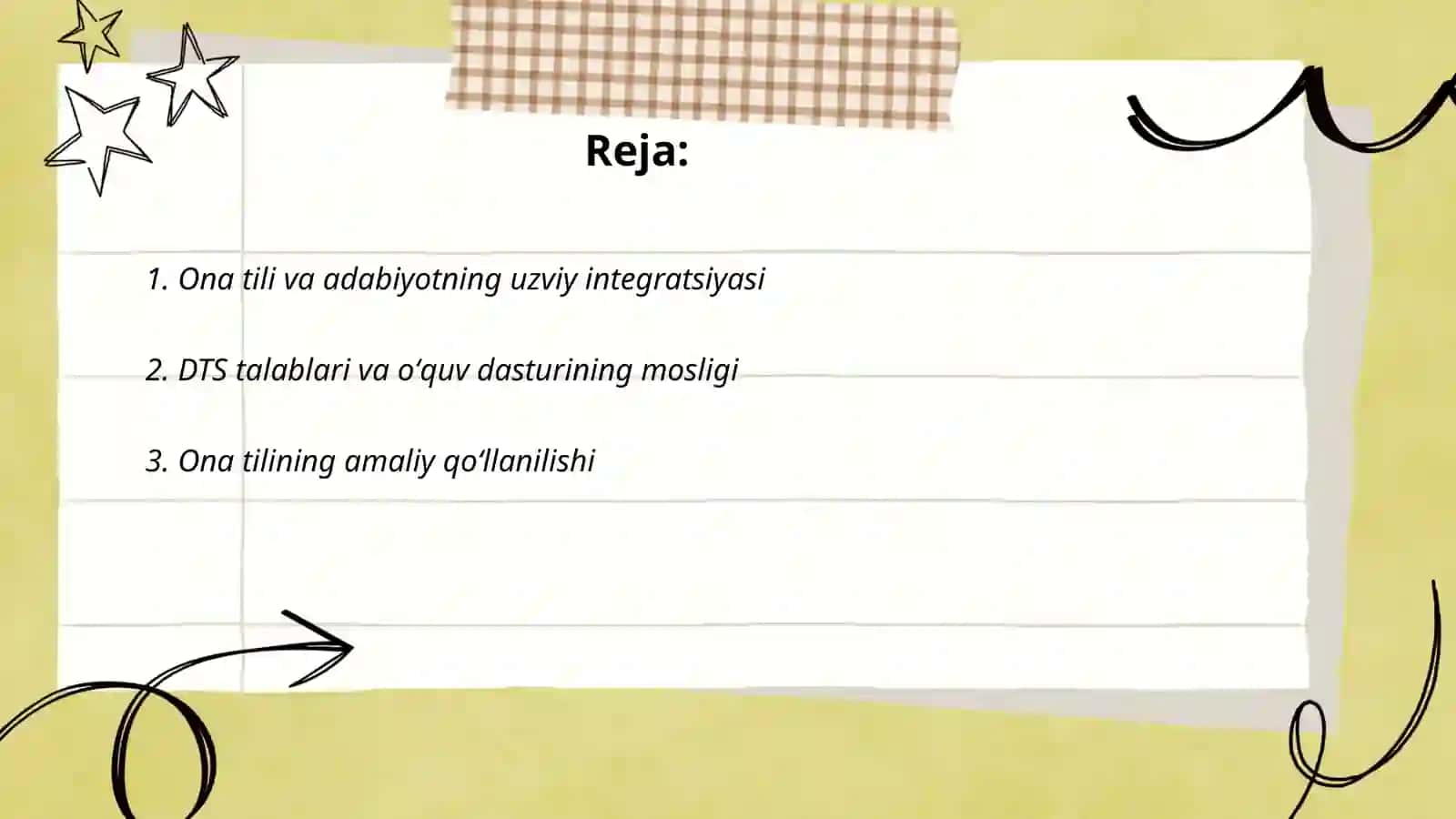 Ona tili oʻqitish metodikasi 2