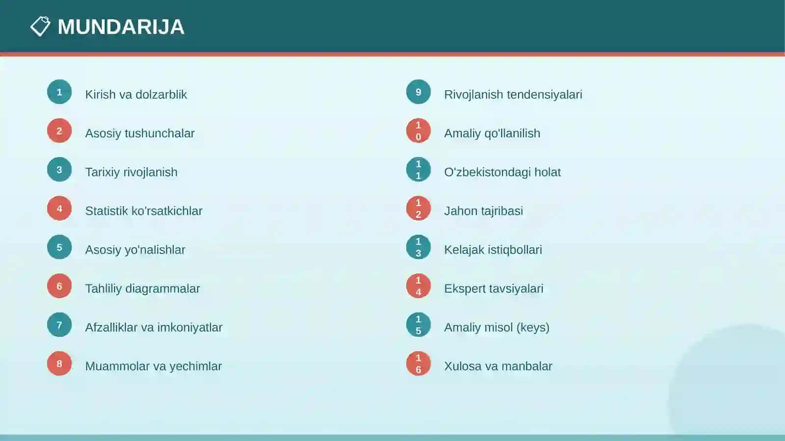 Tabiiy ofatlar: innovatsion metodlar 2