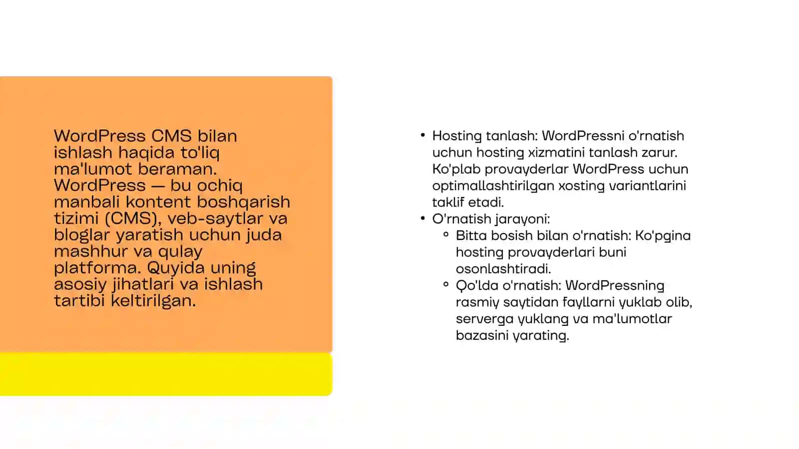 WordPress'ni O'rnatish 2