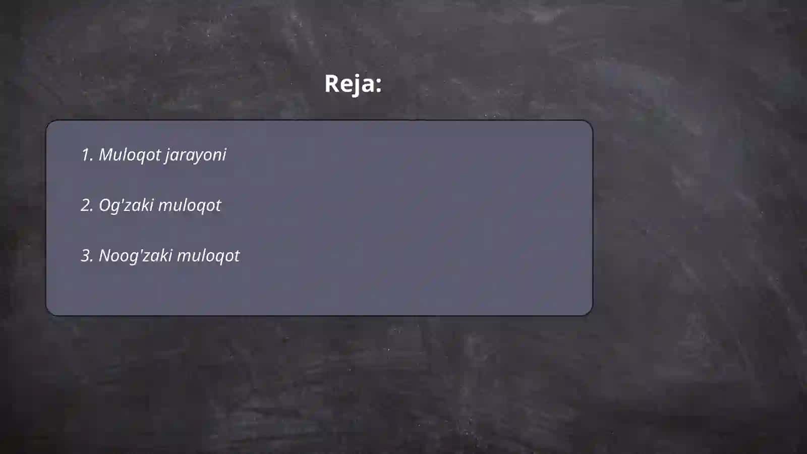 Muloqot 2