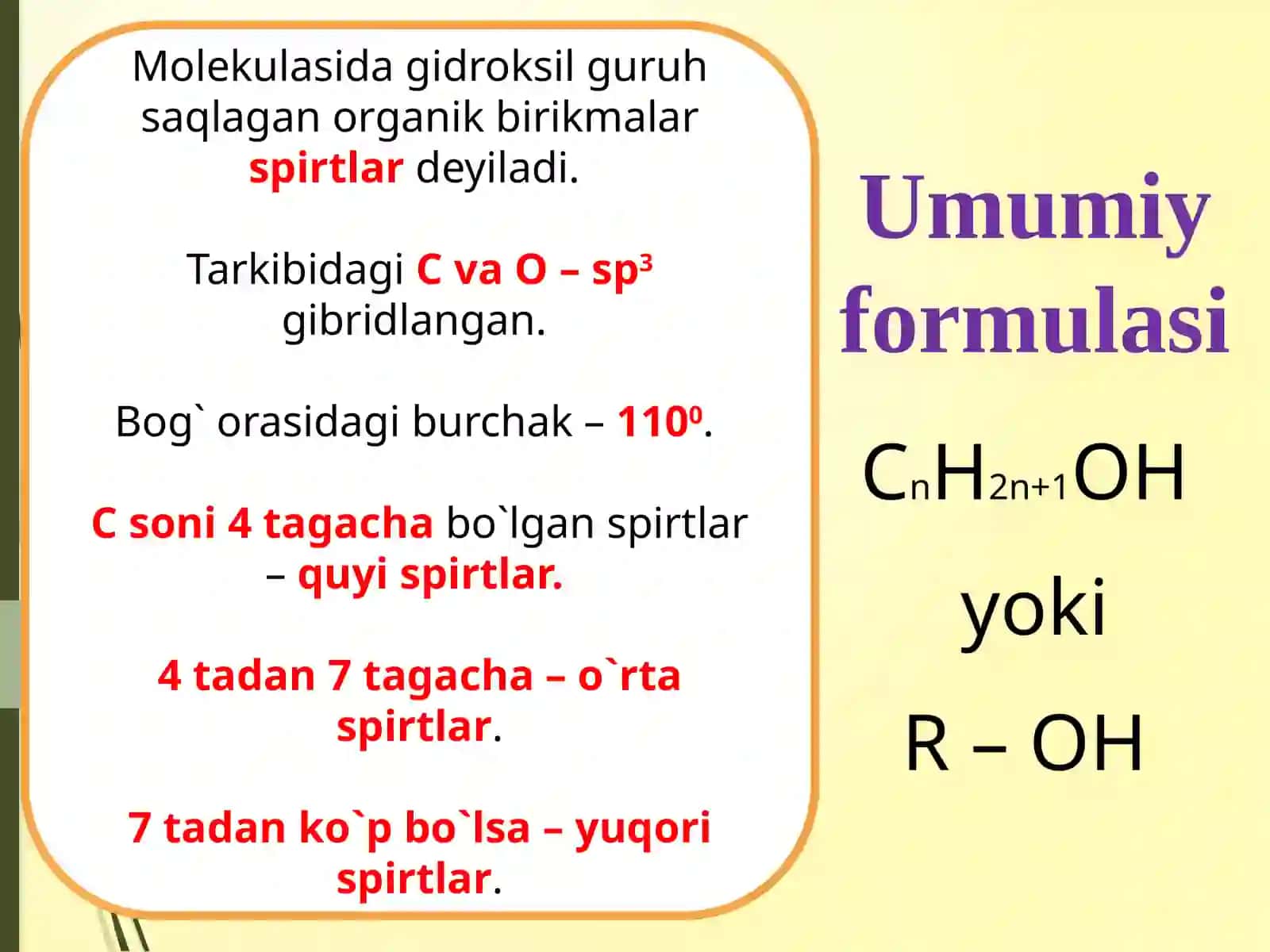 Gidroksil guruhli birikmalar 2