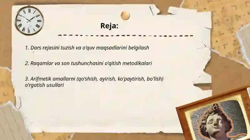 Boshlang'ich sinflarda matematika o'qitish metodikasi 2