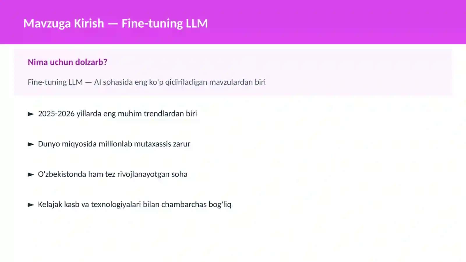 Fine-tuning LLM 2